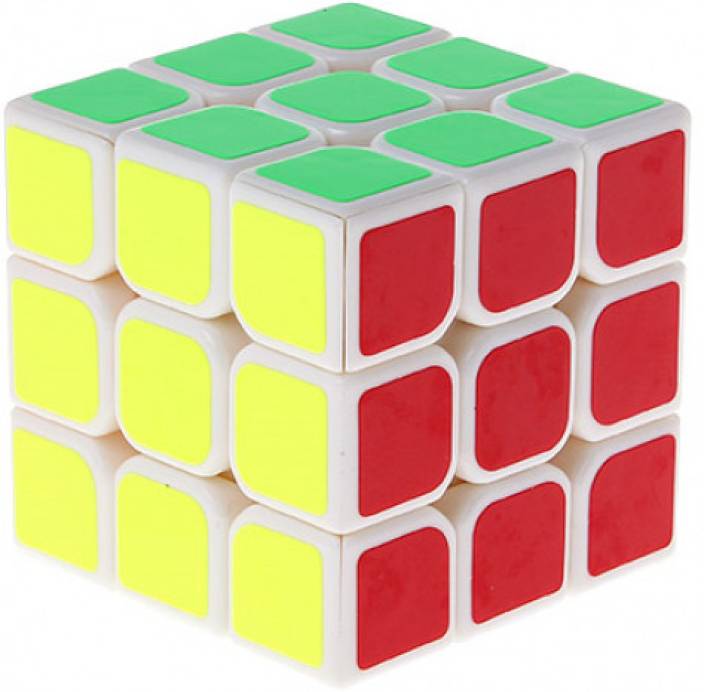 картинка Головоломка "Куб" белый, черный от магазина Смехторг
