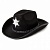 картинка Шляпа "Шериф" черная от магазина Смехторг