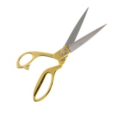 картинка Ножницы  для рукоделия / для творчества / с золотой ручкой/ ножницы для шитья / портновские  от магазина Смехторг