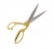 картинка Ножницы  для рукоделия / для творчества / с золотой ручкой/ ножницы для шитья / портновские  от магазина Смехторг