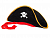 картинка Шляпа Пирата с красной лентой от магазина Смехторг