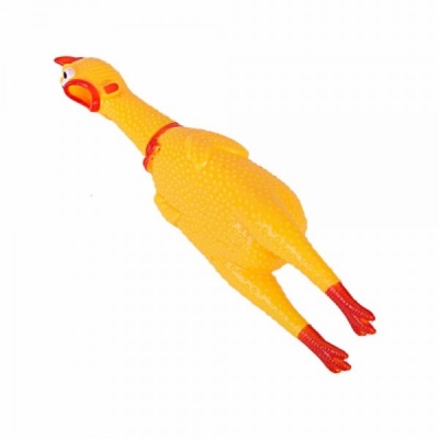 картинка Игрушка-пищалка Петушок маленький, 16 см. от магазина Смехторг