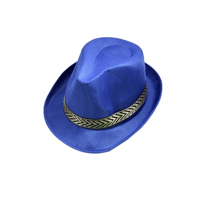 картинка Шляпа карнавальная однотонная Синяя от магазина Смехторг