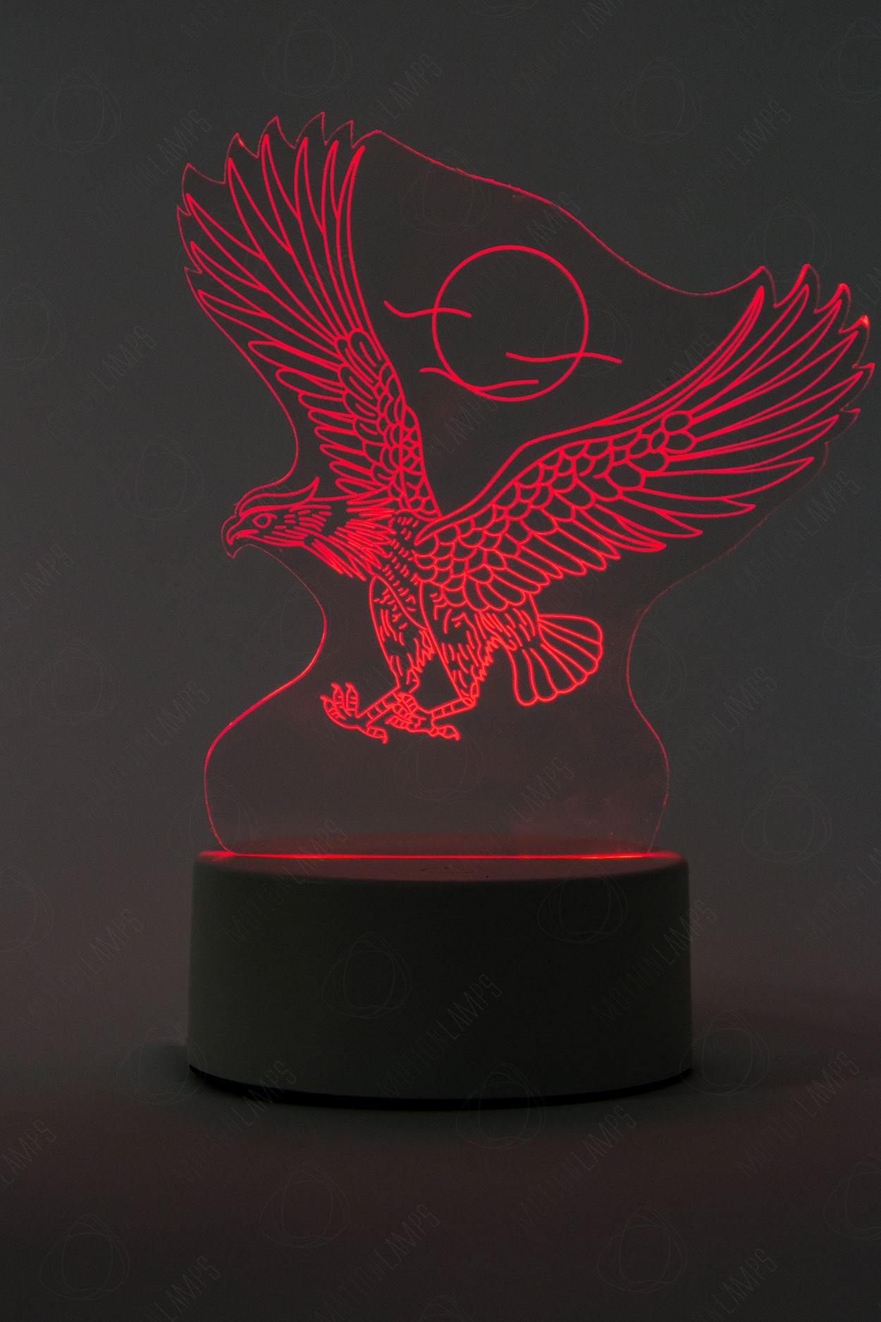 картинка Светильник 3D (ночник) "Орёл" от магазина Смехторг