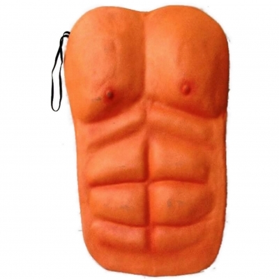 картинка Мужской торс накладной, мускулистый от магазина Смехторг