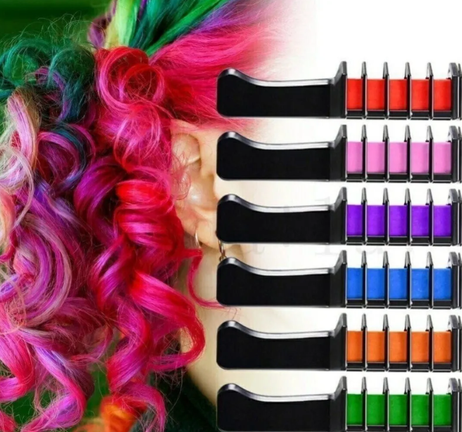 Краски для волос купить минск. Яркая краска для волос. Мелки для волос. Краска для волос разноцветная. Временная краска для волос.