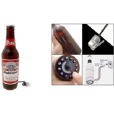 картинка Телефон Бутылка пива / стационарный. настольный от магазина Смехторг