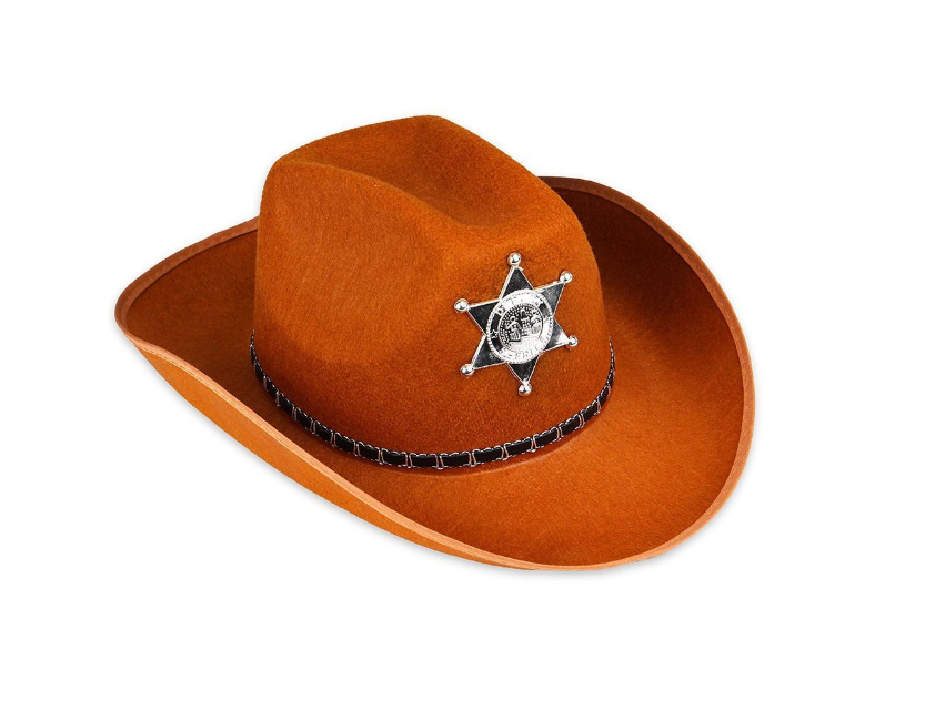 картинка Шляпа "Шериф" коричневая от магазина Смехторг