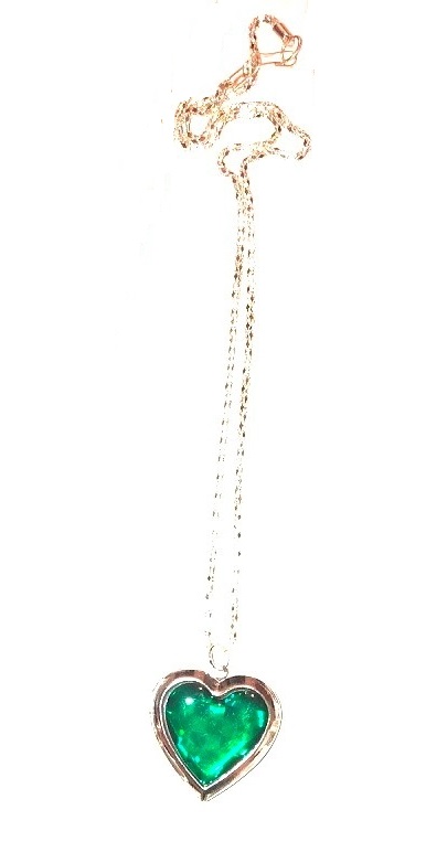 картинка Кулон-Медальон с камнем, на цепочке от магазина Смехторг