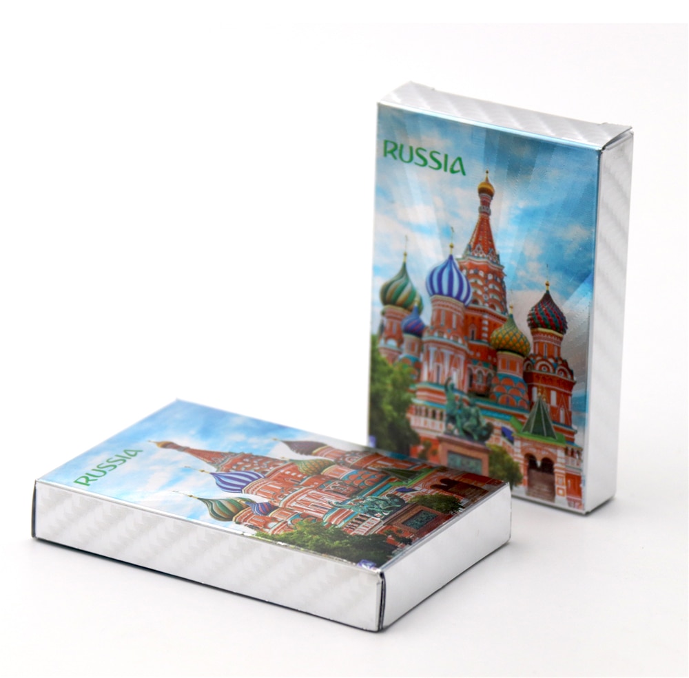 картинка Карты игральные "серебро" (Москва) от магазина Смехторг