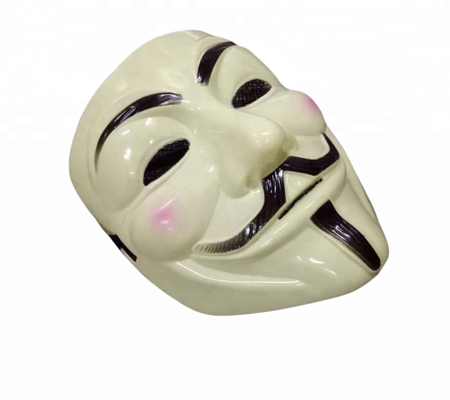 картинка Карнавальная маска "Гай Фокс" (Анонимус), светящаяся в темноте от магазина Смехторг