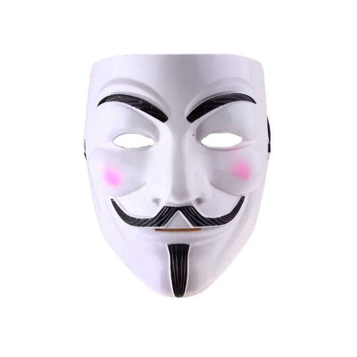 картинка Карнавальная маска "Гай Фокс" (Анонимус), пластик от магазина Смехторг