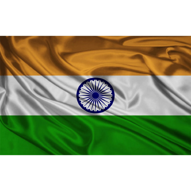картинка Флаг  Индии большой (140 см х 90 см)  от магазина Смехторг