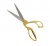 картинка Ножницы для рукоделия Большие / для творчества / с золотой ручкой/ ножницы для шитья / портновские от магазина Смехторг