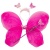 картинка Крылья феи, бабочки, с палочкой и ободком, цвет Фуксия от магазина Смехторг