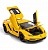 картинка Машинка металлическая инерционная, Ламборджини Lamborghini Aventador 1:24, с световыми и звуковыми эффектами, Желтая от магазина Смехторг