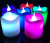 картинка Свечи электронные, светодиодные / разноцветные 5 штук в наборе от магазина Смехторг