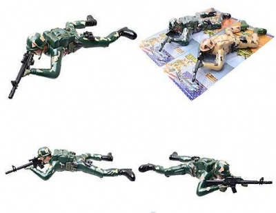 картинка Игрушка ползающий солдат со световыми и звуковыми эффектами от магазина Смехторг