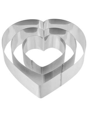 картинка Форма для торта: 3 Сердца от магазина Смехторг