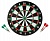 картинка Набор для игры в Дартс СмеХторг "Black Dart", с дротиками в комплекте, диаметр мишени 29 см от магазина Смехторг