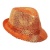 картинка Шляпа карнавальная с пайетками, Оранжевая от магазина Смехторг