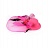 картинка Карнавальная шляпка-заколка с вуалеткой Розовая, большая от магазина Смехторг