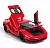 картинка Машинка металлическая инерционная Ламборджини Lamborghini Aventador 1:24, с световыми и звуковыми эффектами, Красная от магазина Смехторг