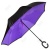 картинка Умный Зонт наоборот / Антизонт, обратный зонт) Фиолетовый-Черный от магазина Смехторг