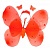 картинка Крылья феи, бабочки, с палочкой и ободком, цвет Красный от магазина Смехторг