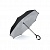 картинка Умный Зонт наоборот / Антизонт, обратный зонт) Черно-Серый от магазина Смехторг