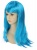 картинка Парик "Анжелика" Голубой, с длинными волосами и челкой от магазина Смехторг