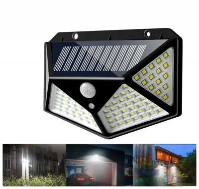 картинка Светильник LED  на солнечной батарее с датчиком движения  от магазина Смехторг