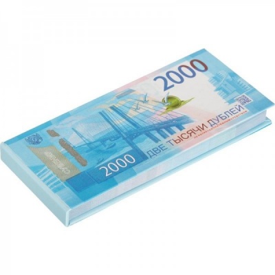 картинка Блокнот отрывной 2000 рублей от магазина Смехторг