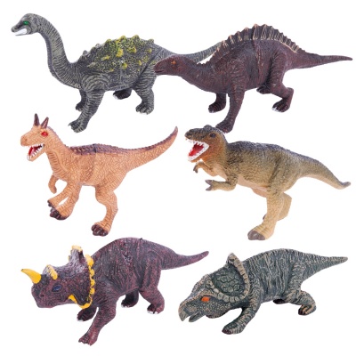 картинка Игрушка тянущаяся, фигурки динозавров, героев от магазина Смехторг