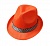 картинка Шляпа карнавальная однотонная Оранжевая от магазина Смехторг