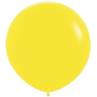 картинка Шарик воздушный Гигант, Желтый 100 см от магазина Смехторг